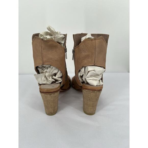 Free People Effie Block Heel Leather Ankle Boots, Women’s Size EU 41 US 10 - Picture 9 of 16